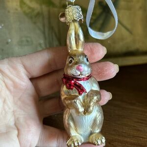 Rabbit-Hope & Faith Bride's Tree Collection By OLD WORLD CHRISTMAS- NEW Ornament